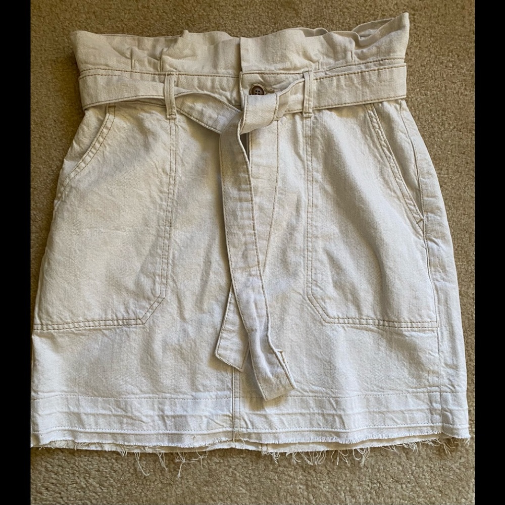 FREE PEOPLE High waisted denim skirt NWOT